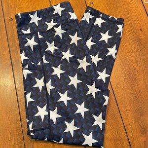 CVG blue star leggings